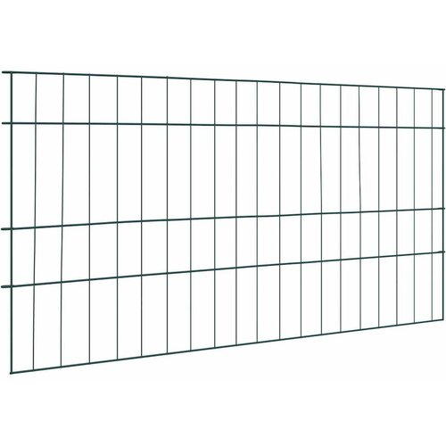  Set ograde za ribnjak 5 kom. 100 x 50 cm Čelik Zelena Cijene