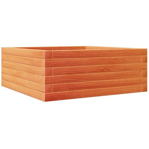 Maison Chic Vrtno cvetlično korito - Cvetlični Lonec vo&amp;scaron;čeno rjavo 60x60x23 cm trdna borovina, (21788833) Slike