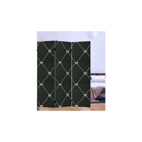  Paravan romb black 3 krila 150x175cm Cene
