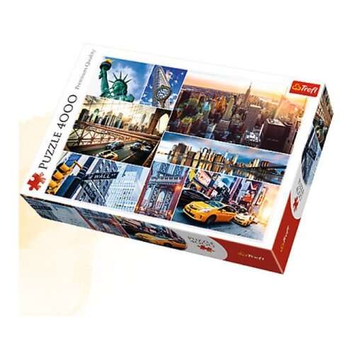 Tref line Puzzle 45006 Collage New York 4000 pcs ( T50064 ) Slike