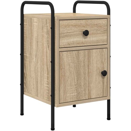 vidaXL Nočna omarica Sonoma hrast 35 x 36,5 x 61 cm Inženirski les, (5000298655) Cene