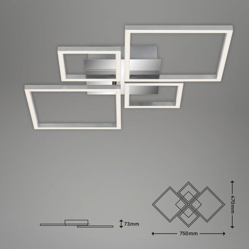 BRILO led prigu&amp;scaron;iva plafonski luster frame LED/44W/230V Slike