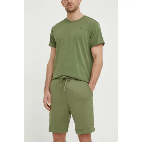 G-star Raw Kratke hlače moški, zelena barva