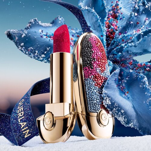 Guerlain La Collection X Germanier Rouge G luksuzni ruž za usne zamjensko punjenje limitirana serija 510 Couture Red Velvet 3.5 g Slike