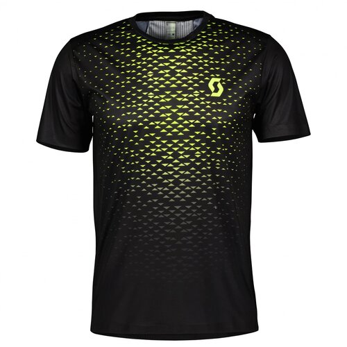 Scott Men's T-Shirt RC Run SS Black/Yellow Cene