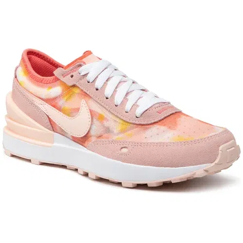 Nike Tenisice 'Waffle One' koraljna / losos / bijela