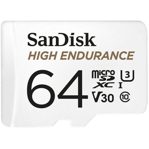 San Disk High Endurance 64 GB microSDXC Karte mit SD-Adapter, C10, U3, V30 Cijene