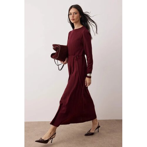 Trendyol Modest Ženska haljina Tctaw26Eb00010, Ljubičasta Slike