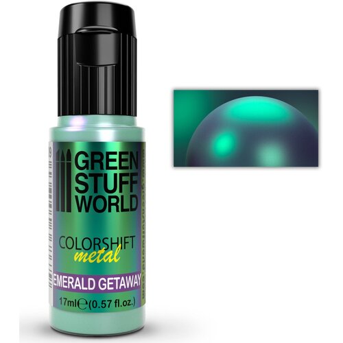 Green Stuff World chameleon paint emerald getaway 17ml Cene