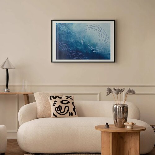  Plakat - Sea Depths 60x40 Crni okvir s margom Cene