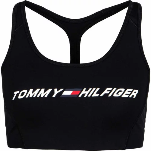 Tommy Hilfiger LIGHT INTENSITY GRAPHIC BRA Ženski sportski grudnjak, crna, veličina