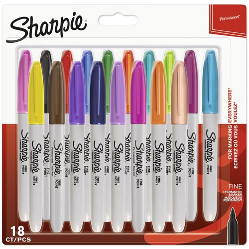 Sharpie 1x18 Permanentmarker F 18 colours Slike