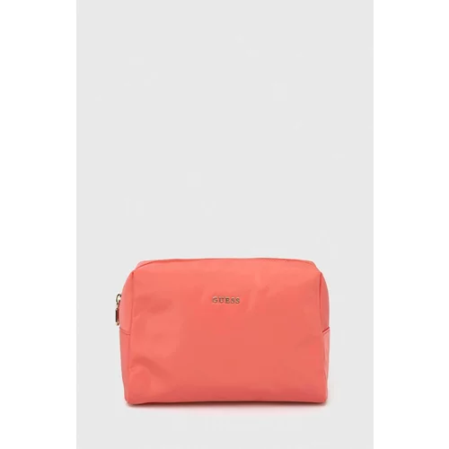 Guess Kozmetična torbica roza barva