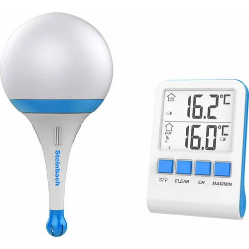 Intex okrugla svjetiljka s digitalnim bežičnim termometrom za bazen