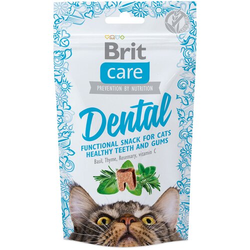 Brit Care Dental mačji pribolj&scaron;ki - Varčno pakiranje: 3 x 50 g Cijene