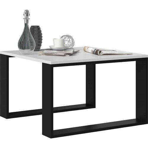 Shumee Moderna MINI klubska mizica BELA ČRNA, (21560448) Cene