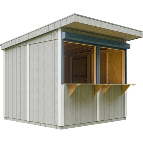 Timbela Kiosk iz lesa - 5,9 m&sup2; - 240 x 248 x 305 cm - M950-TUNDRA GREY, (5000117227) Cene