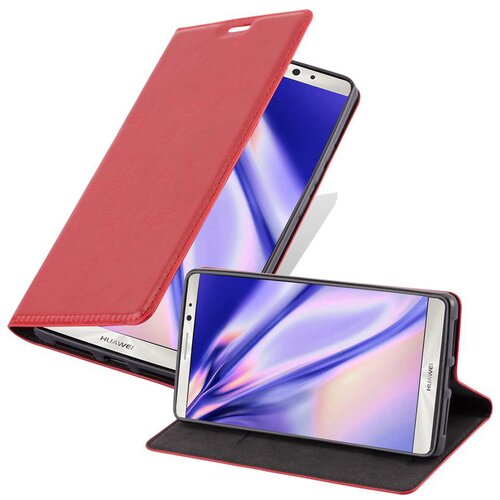 Cadorabo Ohi&scaron;je, združljivo z Huawei MATE 8 v rdeče jabolko - Za&scaron;čitni ovitek z magnetnim zapiranjem, stoječo funkcijo in režo za kartice, (20549818) Cene