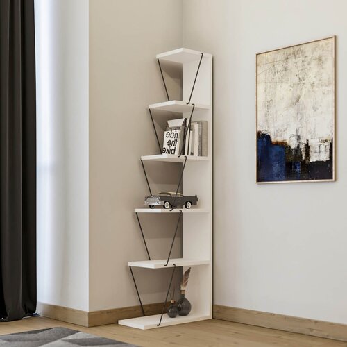 Hanah home Hannah Home Tlos Bookcase, White Cene
