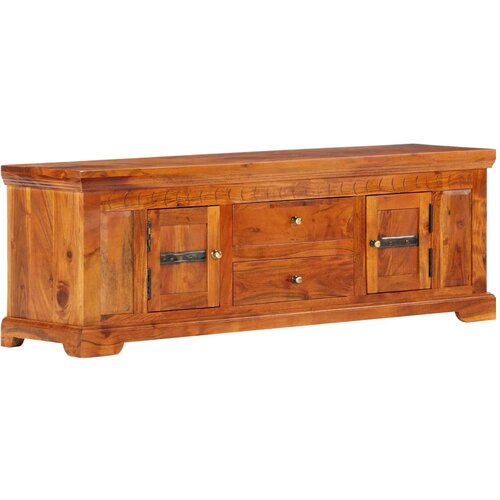 The Living Store TV omarica 119x30x40 cm trden akacijev les - TV Omarica, (21375194) Slike