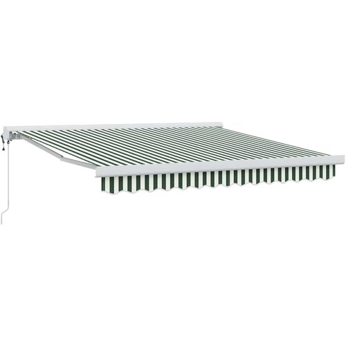  Povlačivi tende Zelena i bijela 300 x 250 x 165 cm Slike