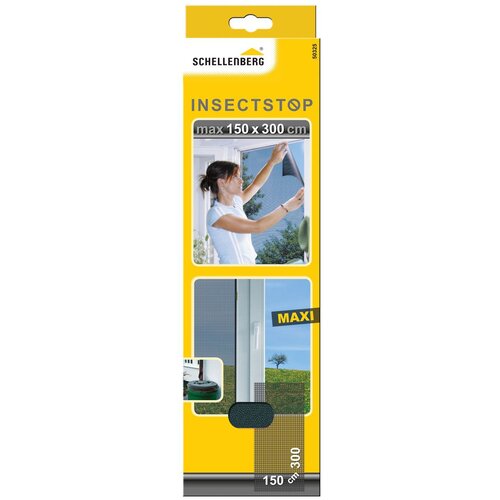SCHELLENBERG za&amp;scaron;čitna mreža proti insektom maxi 150X300 cm antracit Slike