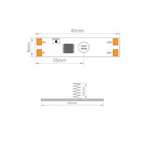 Bb Link led prekidač dimer DT03 touch Slike