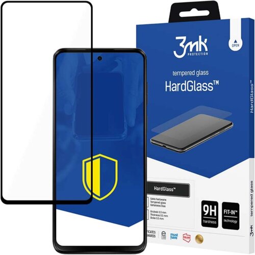 3mk HARDGLASS MAX SOLID KALJENO STEKLO ZA MOTOROLA MOTO G23 9H, (21966619) Slike