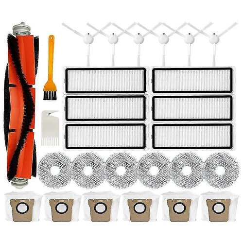 INORCO Zdruljiv Xiaomi robotski sesalnik X10+ / B101CN/ Dreame L10S Ultra / S10 Pro rezervni deli Glavna stranska krtaa Hepa Filter Mop vreka za prah + (dfre, (21984777) Slike