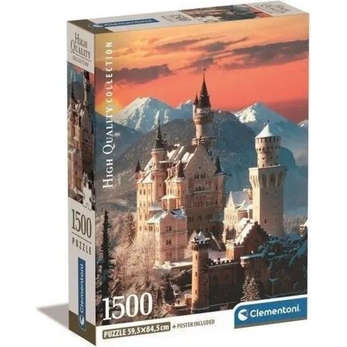 Clementoni High Quality Collection Neuschwanstein Slagalica 1500 kom Pejzažno Slike