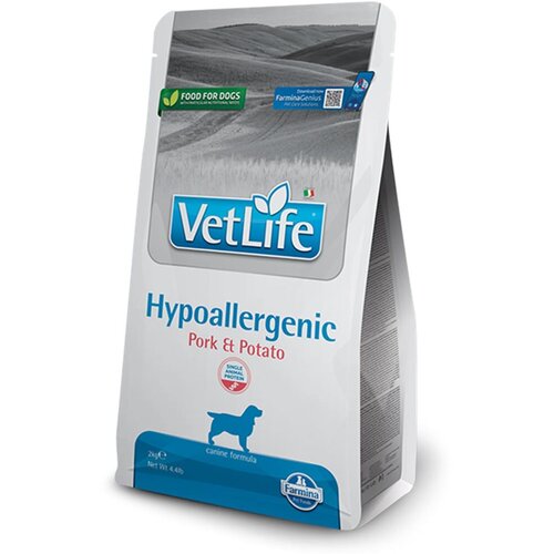 Vet Life N&amp;amp;D Suva medicinska hrana za pse Hypoallergenic, Svinjetina i krompir, 12 kg Slike