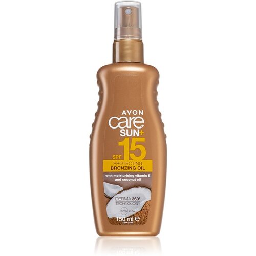 Avon Care Sun + Bronze za&amp;scaron;titno suho ulje za sunčanje SPF 15 150 ml Slike