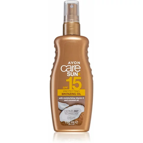 Avon Care Sun + Bronze zaštitno suho ulje za sunčanje SPF 15 150 ml