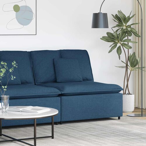 Modularna sofa s jastucima plava 100 cm Cijene