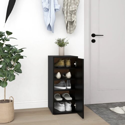 vidaXL ormarić za cipele crni 32 x 35 x 70 cm od iverice Cijene