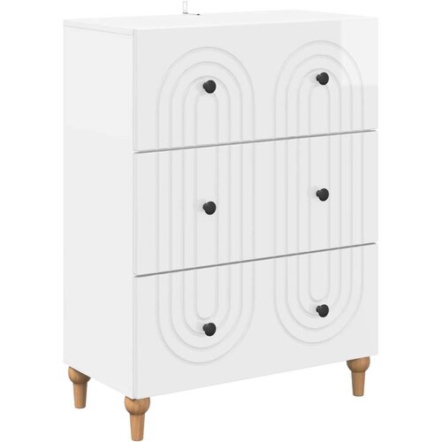  Predalna omara Bela visok sijaj 66 x 34,5 x 90 cm, (5000232497) Slike