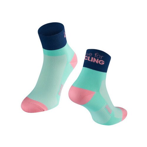 Force čarape divided, plavo-tirkizno-roze l-xl/42-46 ( 90085740 ) Slike