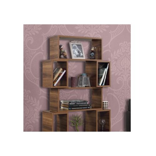 Hanah home kutija za policu za knjige, 84x160x30 cm, orah Cijene