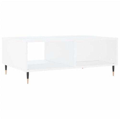  Stolić za kavu bijeli 90 x 60 x 35 cm od konstruiranog drva Slike