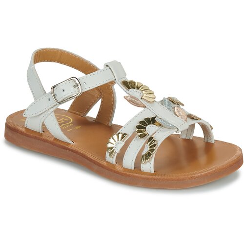 Pom d'Api Sandali & Odprti čevlji PLAGETTE MULTI DAISY Bela Cene