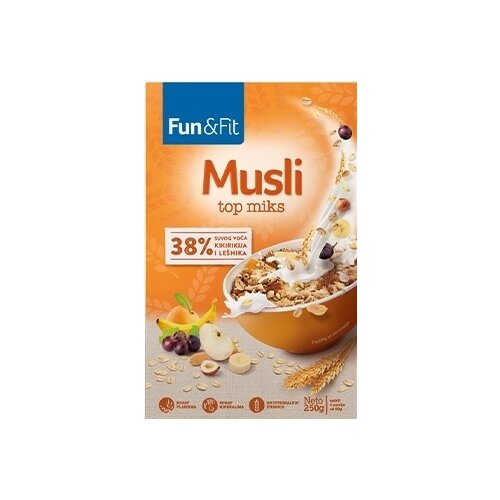 FUN&FIT Musli Fun & Fit top 250g Cene