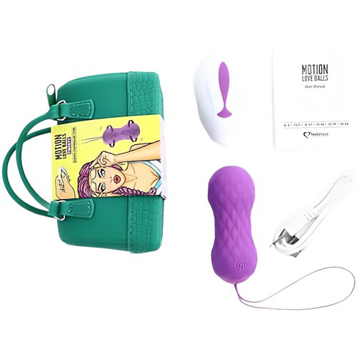 Feelztoys Vibracijski jajček - Motion Love Balls Twisty Slike