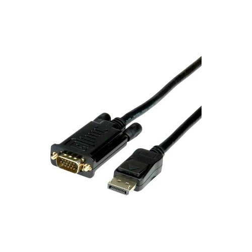 Value DisplayPort priključni kabel 1.00 m 11.99.5800 crna [1x muški konektor displayport - 1x muški konektor vga] Cijene