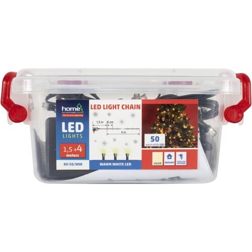 Home novogodi&amp;scaron;nje lampice za jelku sa 50 LED dioda KII50/WH Slike
