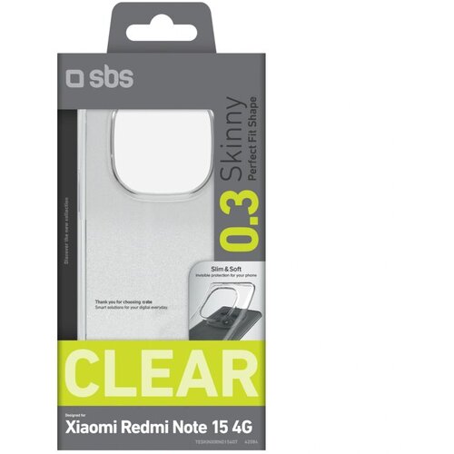 Sbs Ohi&amp;scaron;je za telefon Skinny Cover Transparent za Redmi Note 15 4G, (5000533442) Slike