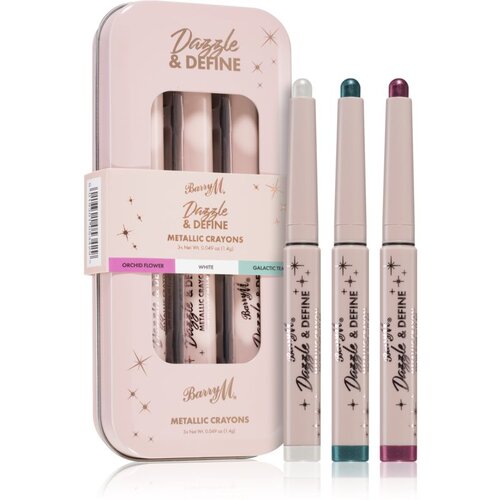 Barry M Dazzle & Define kovinski svinčnik za oči ugodno pakiranje 3 x 1,4 g Cene