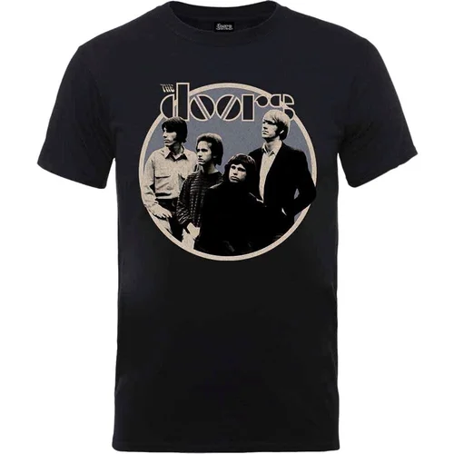 The Doors Majica Retro Circle Unisex Black S