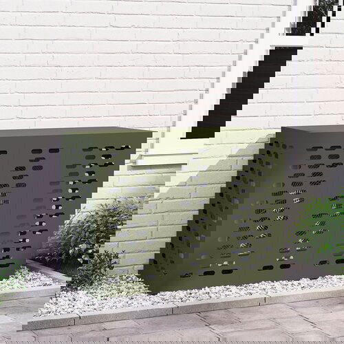 vidaXL Maslinasta zelena Metal 110 x 50 x 80 cm Cijene