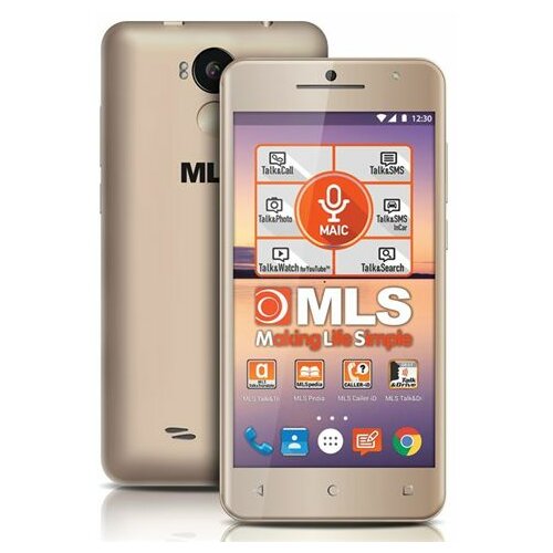 Mls F5 (iQGW516) zlatni 5.0 Quad Core 1.2 GHz 2GB 16GB 8Mpx Dual Sim mobilni telefon Slike