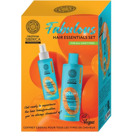 Natura Siberica Oblepikha Siberica Fabulous Hair Essentials Set darilni set za lase Cene